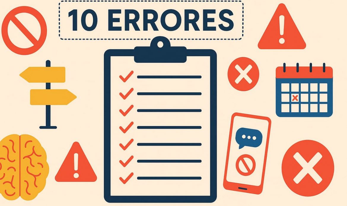 Errores al preparar una oposición